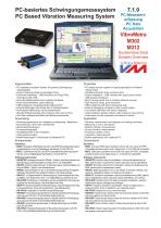 PC Based Vibration Measuring System