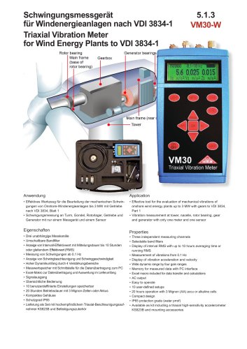 Triaxial Vibration Meter