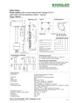 Float Switch with contact adjustment design KV-01