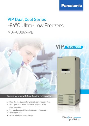 -86°C Ultra Low Freezers MDF-U500VX-PE