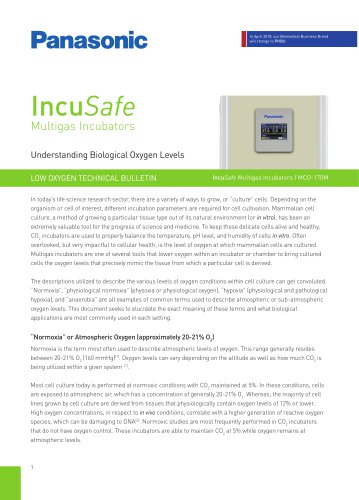 IncuSafe Multigas Incubators - Understanding Biological Oxygen Levels