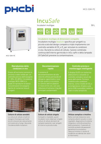 MCO-50M-PE Mulitgas Incubator