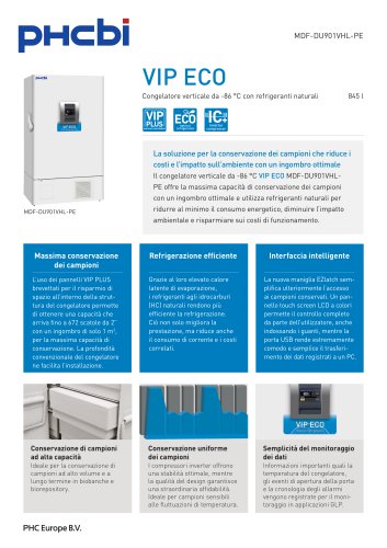 MDF-DU901VHL-PE VIP ECO Congelatore