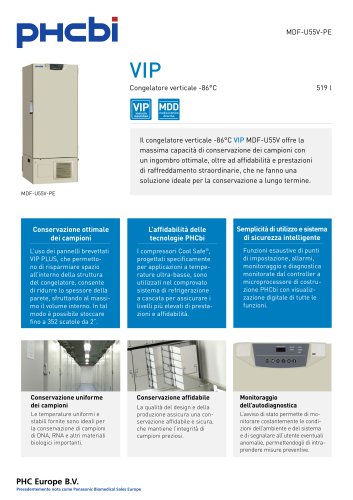 MDF-U55V-PE Congelatore verticale -86°C