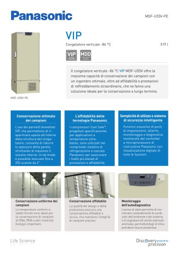 MDF-U55V VIP Congelatore verticale -86°C