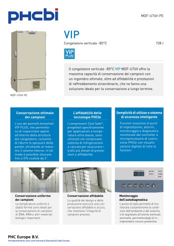 MDF-U76V-PE Congelatore verticale -85°C