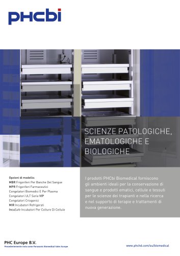 SCIENZE PATOLOGICHE, EMATOLOGICHE E  BIOLOGICHE