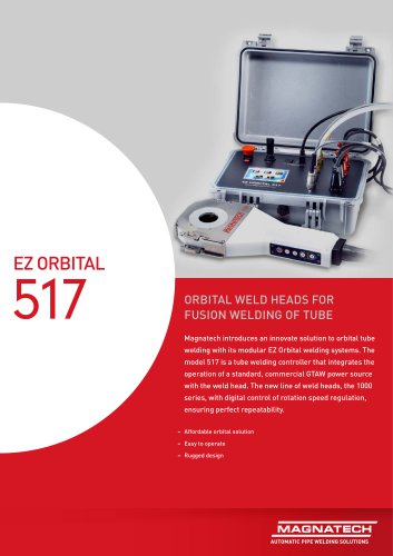 EZ ORBITAL 517: ORBITAL WELD HEADS FOR FUSION WELDING OF TUBE