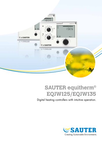 SAUTER equitherm ® EQJW125/EQJW135