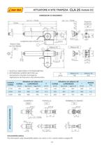 Catalogo CLA25 - CLA25S - CLA25M - 3