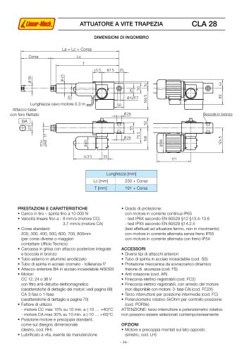 Catalogo CLA28 - CLA28T