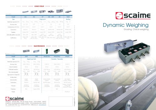 Dynamic Weighing