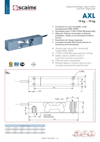 Load cell - Single point -AXL