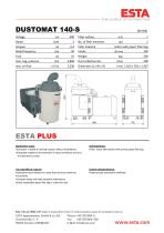 Datasheet DUSTOMAT S-140