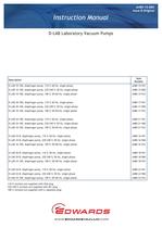 D-LAB Laboratory Vacuum Pumps Instruction Manual