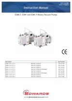 E2M0.7 and 1.5 Oil Sealed Rotary Vane Pumps