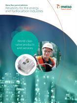 Metso flow control solutions - Reliability for the energy and hydrocarbon industries