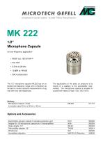 Microphone Capsule MK 222