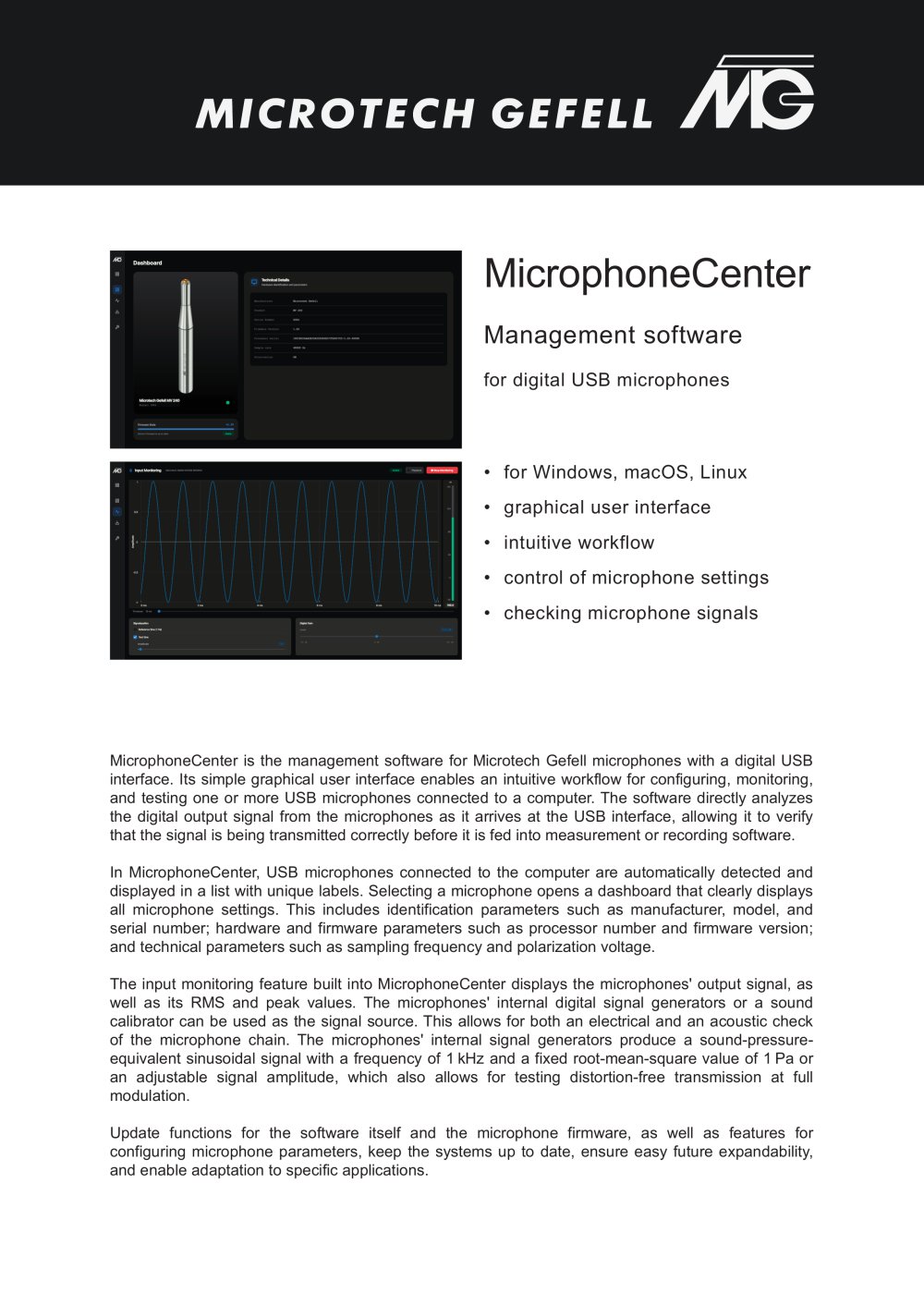 NEWS Microphone Center english - Microtech Gefell GmbH