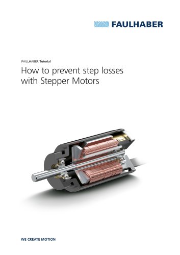 How to prevent step losses with Stepper Motors