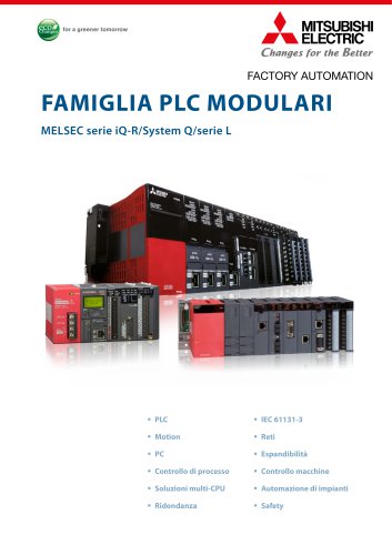 FAMIGLIA PLC MODULARIMELSEC serie iQ-R/System Q/serie L