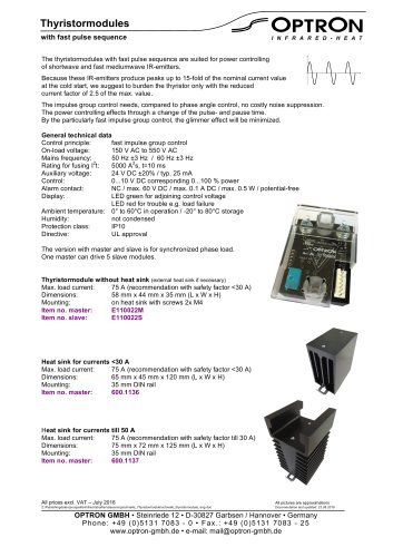 thyristor modules