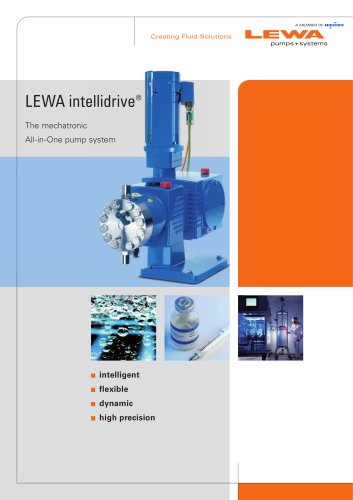 LEWA intellidrive - The mechatronic All-in-One pump system