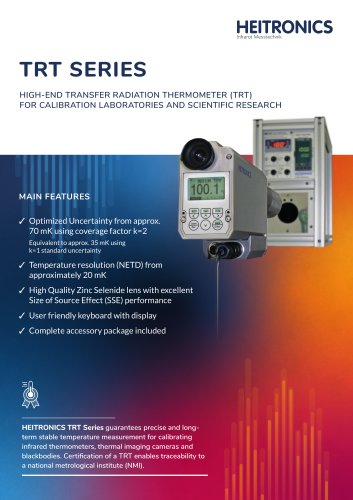 TRT Transfer Thermometers (Calibration thermometers)