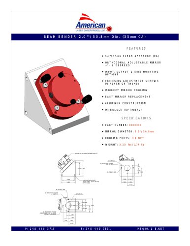 BEAM BENDER Ø2.0" - 1.4" CA