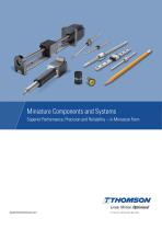 Miniature Linear Motion Components and Systems