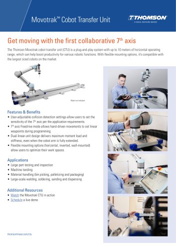 Movotrak&trade; Cobot Transfer Unit