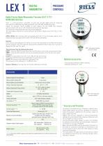 LEX1 Highly Precise Digital Manometer Riels