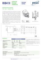 RIB41X Capacitive Pressure Transmitter Riels Instruments