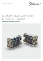 Modular Power Connector MPC3-BS – angled