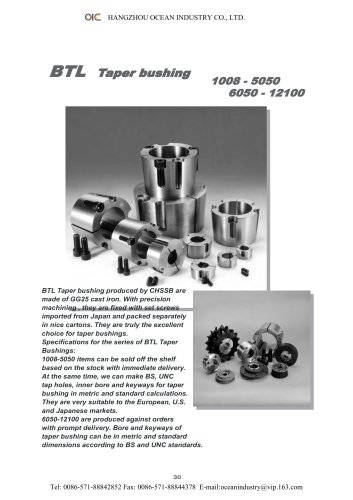 BTL Taper bushing