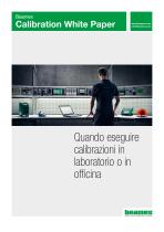 White Paper - Quando eseguire calibrazioni in laboratorio o in officina - 1