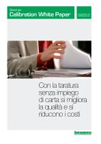 White Paper - Con la taratura senza impiego di carta si migliora la qualità e si riducono i costi - 1