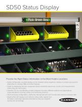 SD50 Status Display Product Flyer