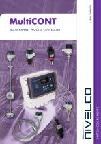 NIVELCO SIGNAL PROCESSING UNITS - MULTICHANNEL PROCESS CONTROLLER - MultiCONT