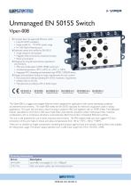 Unmanaged EN 50155 Switch Viper-008