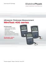 MiniTest 400 - ultrasonic thickness testing