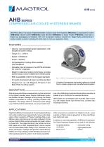 AHB Series | Compressed-Air-Cooled Hysteresis Brakes