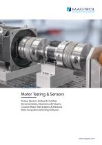 Motor Testing & Sensor - Brochure