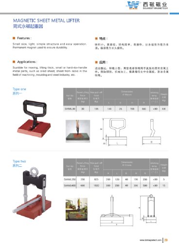 Sheet Lifting Magnet