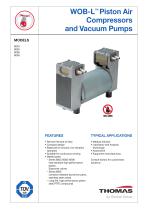 WOB-L™ Piston Air Compressors and Vacuum Pumps