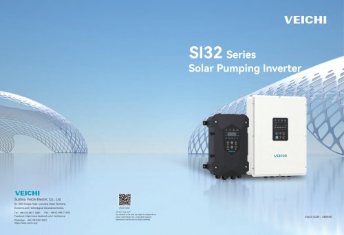 SI32 Series Solar Pumping Inverter Catalog