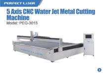 5 Axis CNC Water Jet Metal Cutting Machine