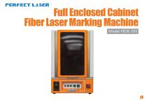 Perfect Laser - Full Enclosed Cabinet Fiber Laser Marking Machine PEDB-200