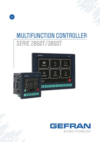 MULTIFUNCTION CONTROLLER SERIE 2850T/3850T