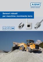 Sensori robusti per macchine movimento terra